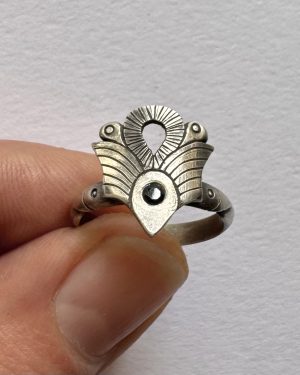 Sur commande : Bague l'oiseau seigneur